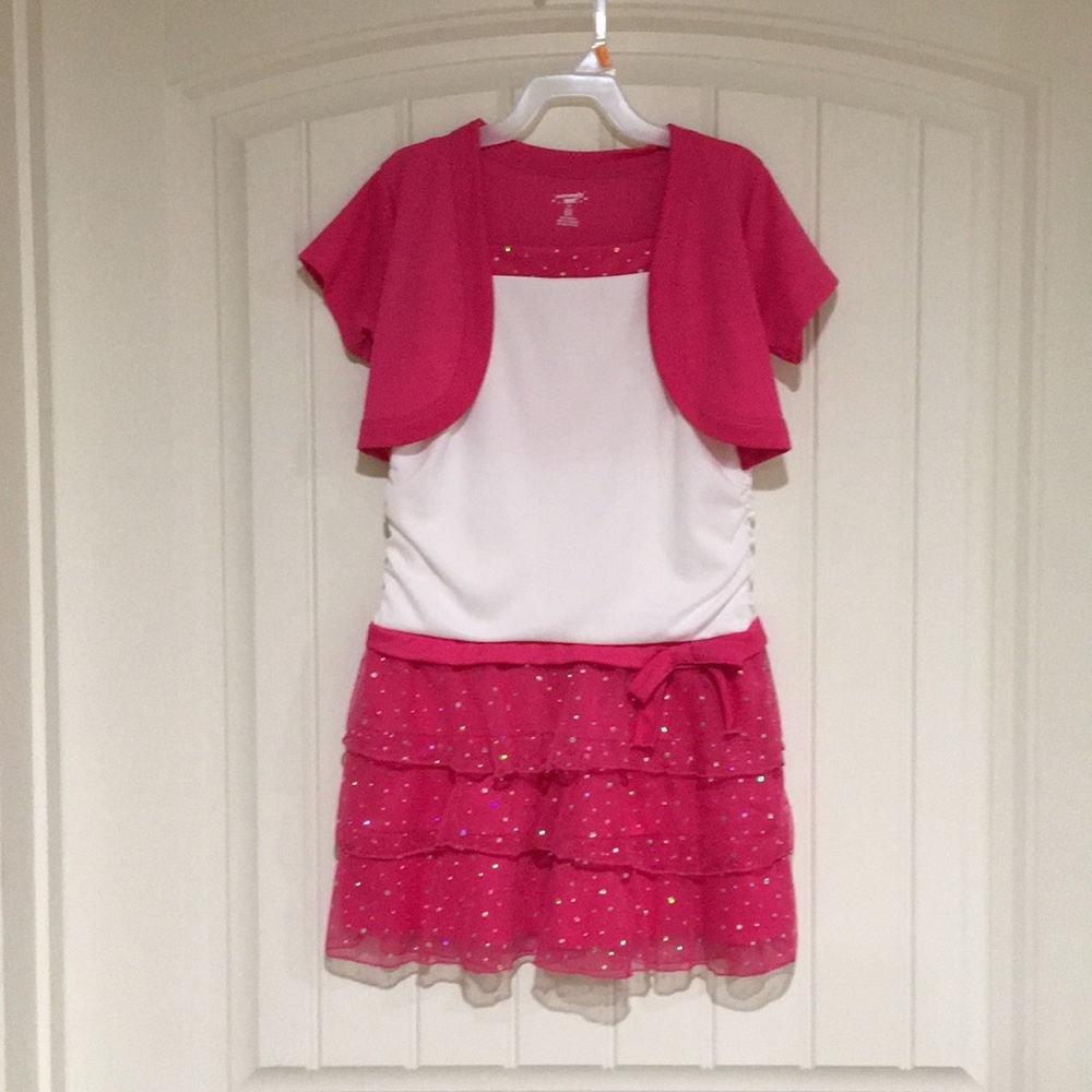 Cute pink dress for girls